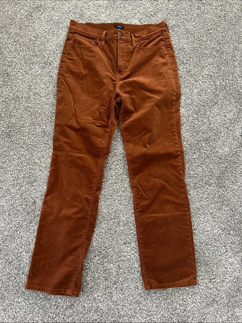 J crew Woman’s Corduroy Pants in Rust - Unbranded